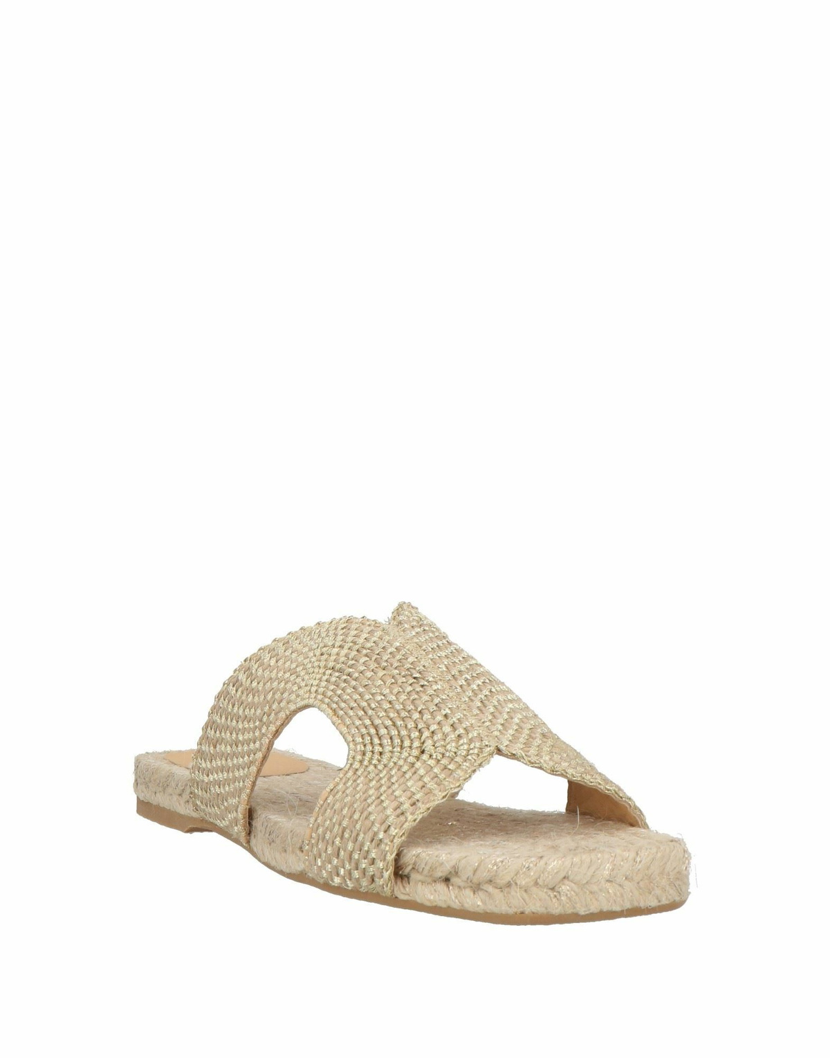 Castañer Womens Espadrilles in Gold
