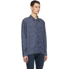 Nudie Jeans Blue Paisley Vidar Shirt