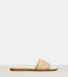 Chloé Soleil logo embroidered slides