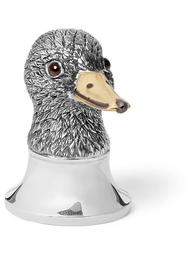 Photo: Asprey - Duck Oxidised Sterling Silver Bottle Opener