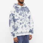 Cole Buxton Men's Tie Dye Hoody in Blue Tie Dye