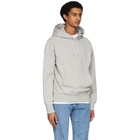 Helmut Lang Grey Standard Monogram Hoodie