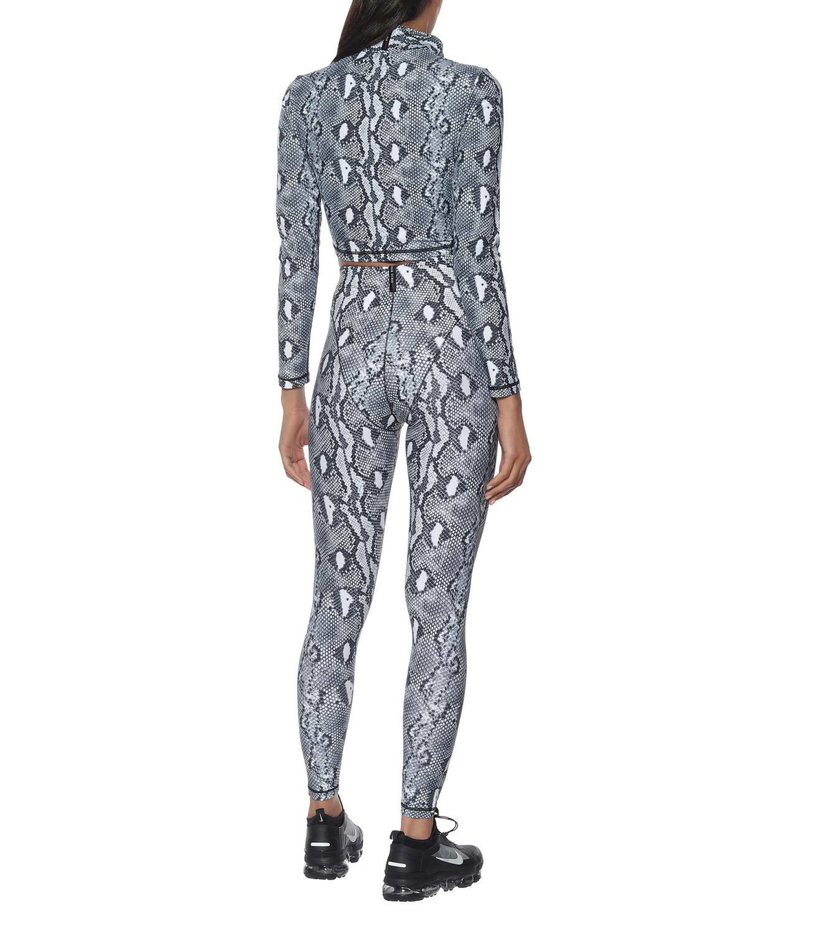 Adam Selman Sport Snake-print sports top