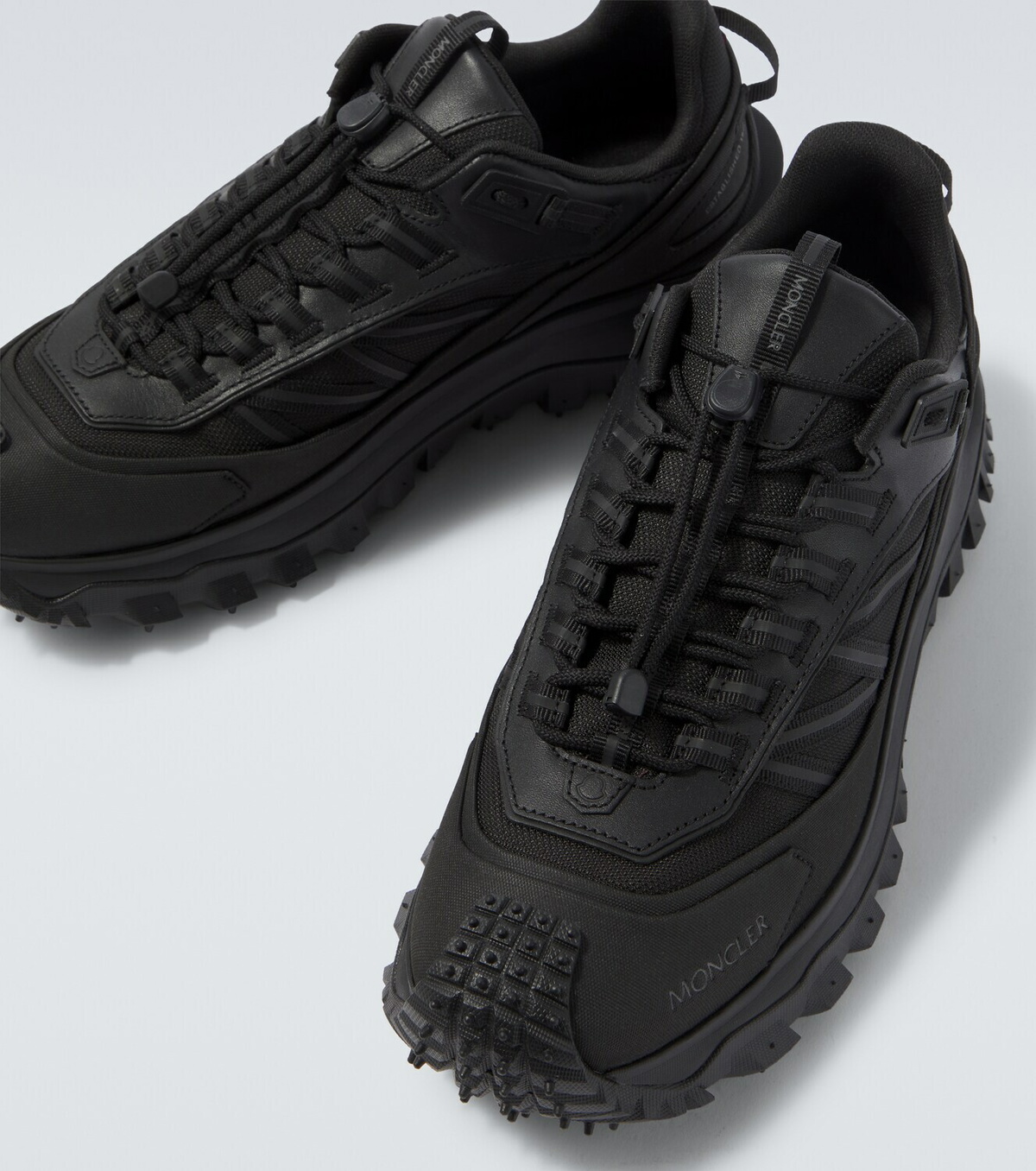 Moncler Trailgrip GTX leather-trimmed sneakers