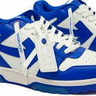 Off-White Men's Out Of Office Low Leather Sneakers in White/Blue