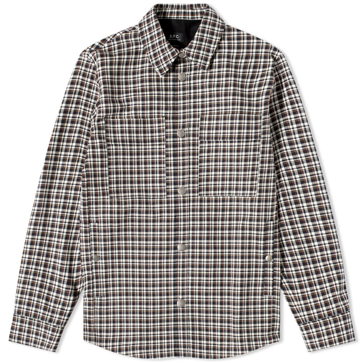 Photo: A.P.C. Tibo Check Shirt Jacket