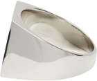 Bleue Burnham SSENSE Exclusive Silver 'Find Beauty In Every Moment' Ring