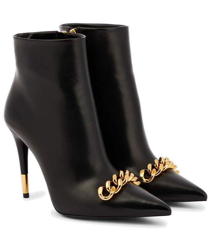 Photo: Tom Ford Chain leather ankle boots