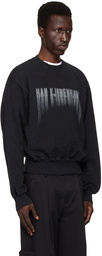 Han Kjobenhavn Black Faded Logo Sweatshirt