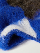 The Elder Statesman - Thistle Checked Alpaca-Blend Trapper Hat