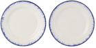 Stories of Italy Blue Eclipse Dessert Plate Set