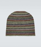 Ranra Striped virgin wool beanie