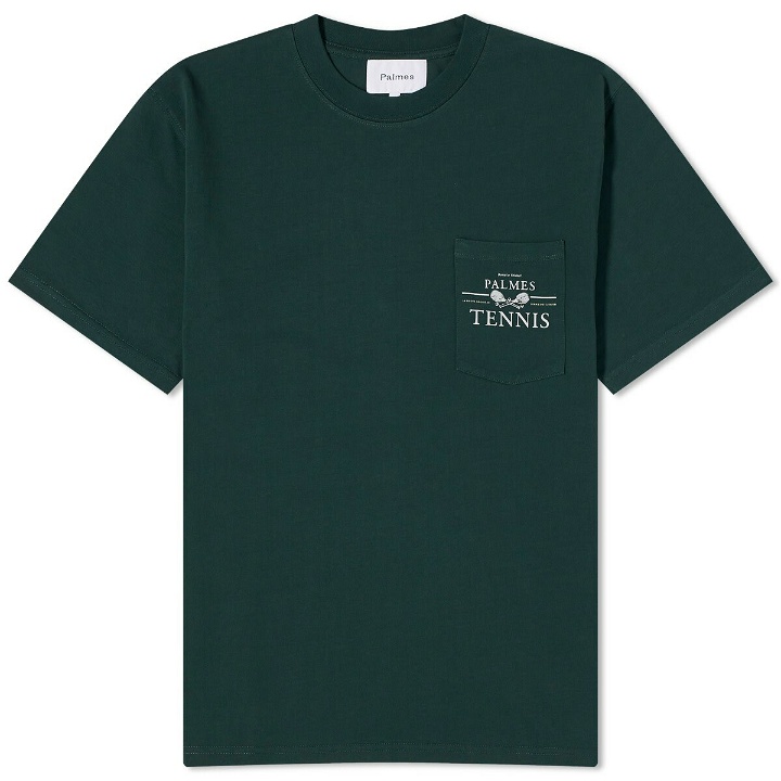 Photo: Palmes Men's Vichi Pocket T-Shirt in Green