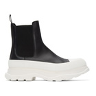 Alexander McQueen Black Tread Slick Chelsea Boots