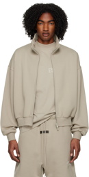 Fear of God ESSENTIALS Gray Full Zip Jacket