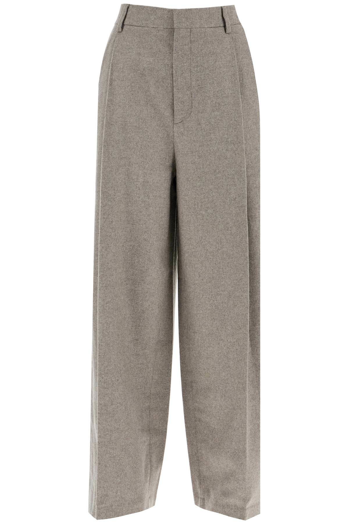 FILIPPA K wide leg flannel trousers for men or Grey Filippa K