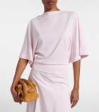 Jacquemus Moisson oversized open-back jersey T-shirt
