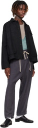 Jan-Jan Van Essche Black O-Project Canvas Jacket