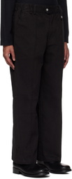 C2H4 Black Staff Uniform Manuals Work Trousers
