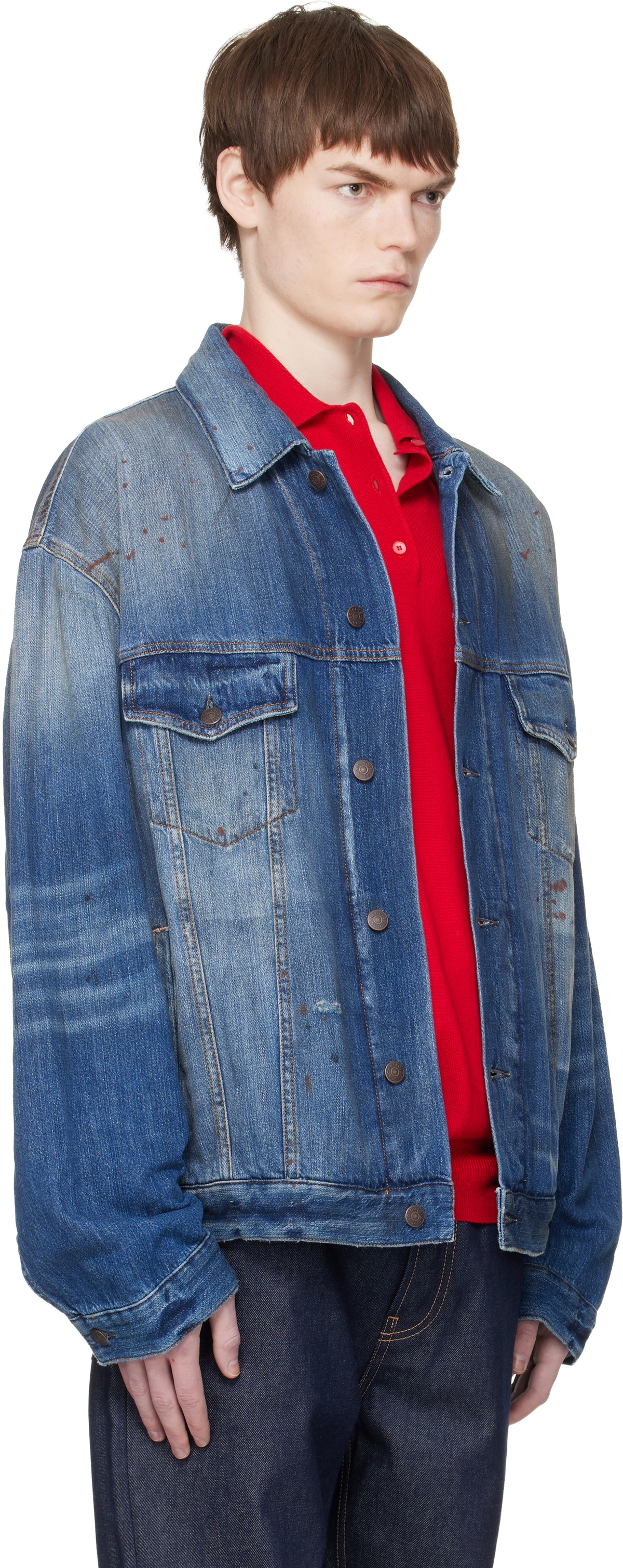 Acne Studios Blue Robert Trafalgar Denim Jacket