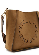 Stella Mccartney Stella Logo Mini Faux Suede Cross-body bag - Brown - One Size