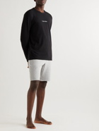 Calvin Klein Underwear - Logo-Print Cotton-Blend Jersey T-Shirt - Black