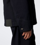 Bottega Veneta Shearling-trimmed denim jacket