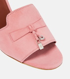 Loro Piana Summer Charms suede mules