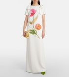 Carolina Herrera Bow-detail floral gown