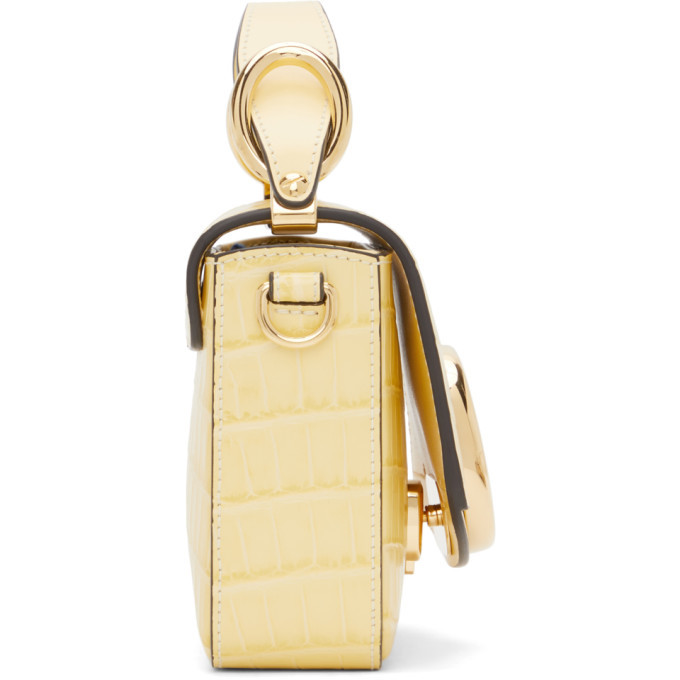 Chloe Yellow Croc Mini Chloe C Bag Chloe