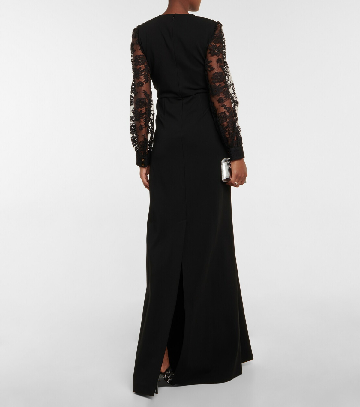 Gucci - Lace-insert gown Gucci