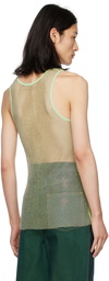 Theophilio SSENSE Exclusive Green Tank Top