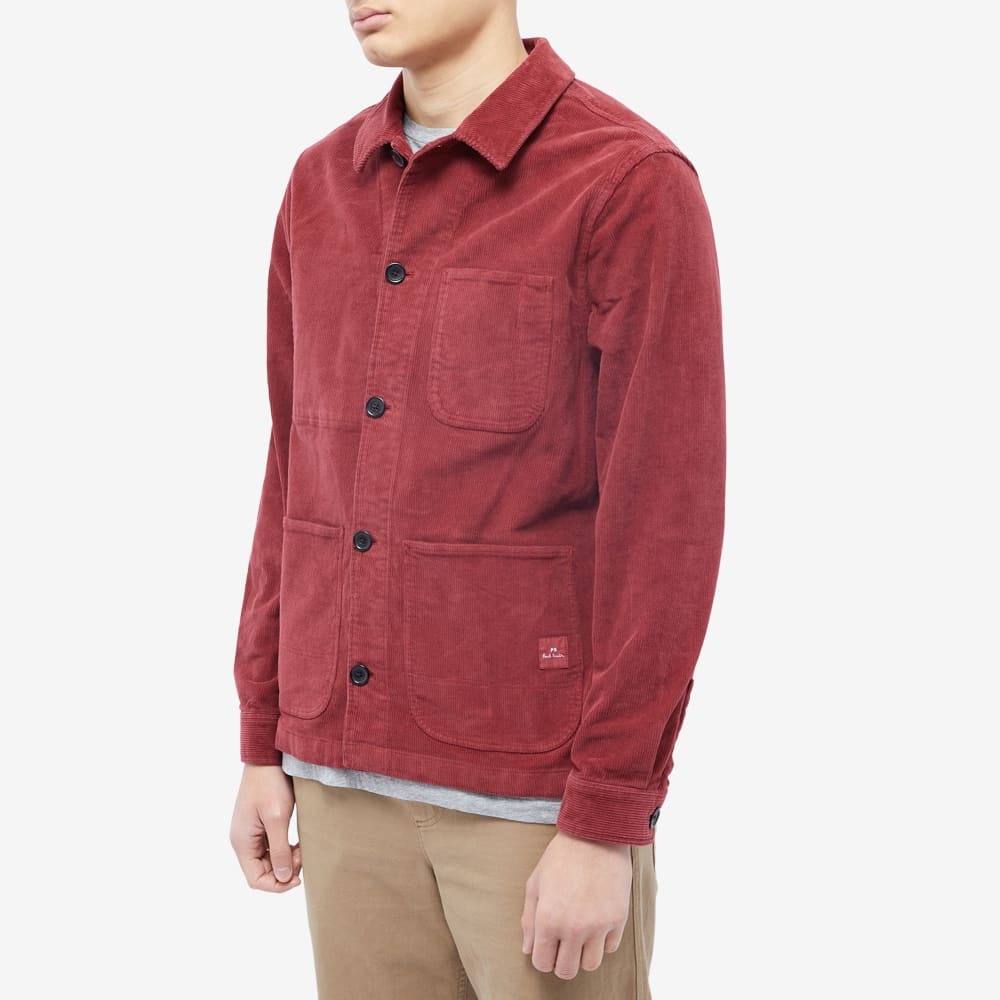 Paul Smith Men's Corduroy Chore Jacket in Red Paul Smith Paul Smith Men's Corduroy Chore Jacket in Red Paul Smith