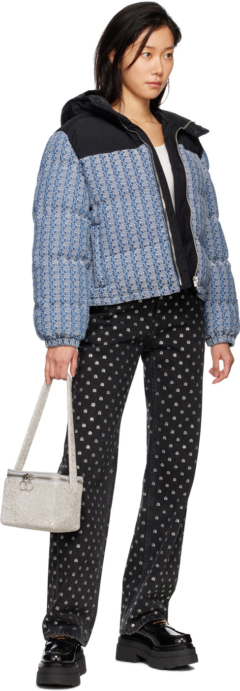 Alexander Wang Black Crystal Pattern Jeans Alexander Wang