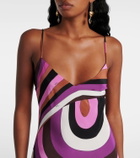 Pucci Iride silk slip dress