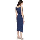 Vivienne Westwood Navy Panther Midi Dress