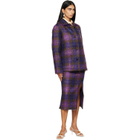 RESCHA SSENSE Exclusive Purple Kalam Skirt