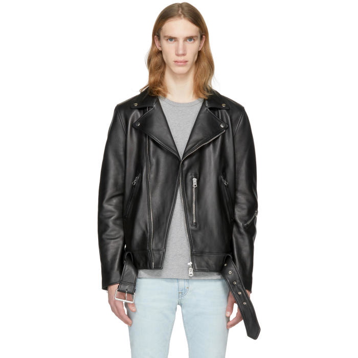 Photo: Acne Studios Black Leather Nate Clean Jacket