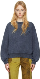 Andersson Bell Gray Heart Overdyed Sweatshirt