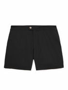 TOM FORD - Slim-Fit Short-Length Swim Shorts - Black