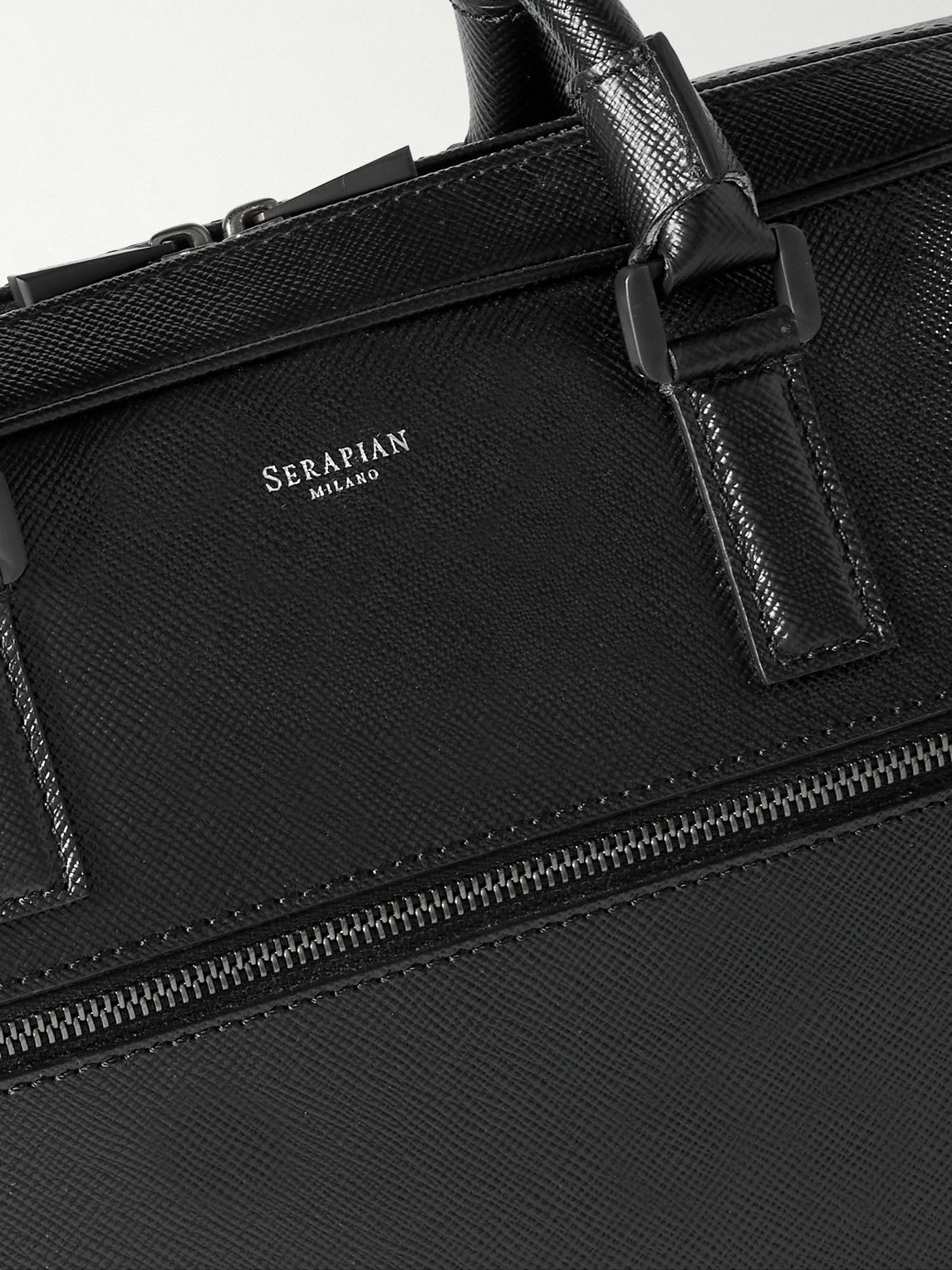 Serapian - Evoluzione Cross-Grain Leather Briefcase