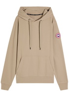Canada Goose Huron Hooded Cotton Sweatshirt Beige