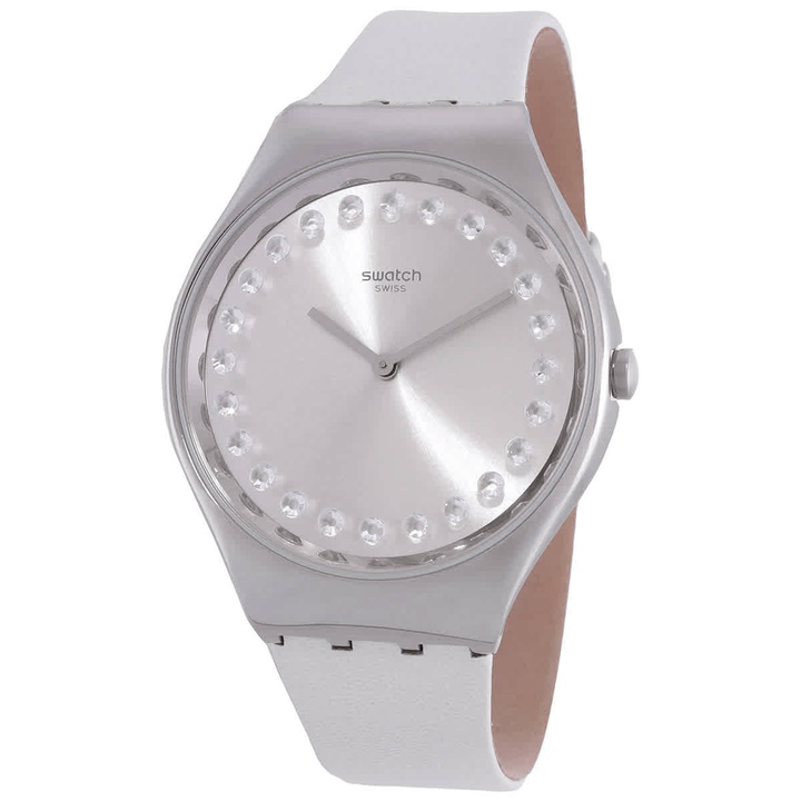 Photo: Swatch Bright Blaze Quartz Silver Dial Unisex Watch SYXS143