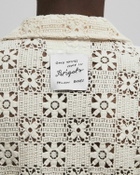 Axel Arigato Eren Crochet Shirt Beige Mens Shortsleefe