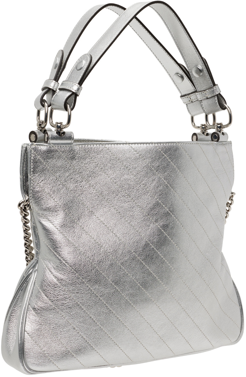 Gucci Silver Small Blondie Tote