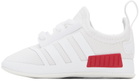 adidas Kids Baby White NMD Pre-Walkers