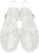 Gucci Transparent Double G Sandals