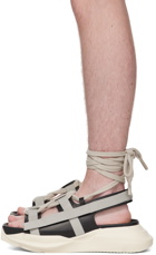 Rick Owens Black & Off-White Geth Sandals