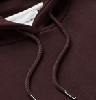 Norse Projects - Vagn Loopback Cotton-Jersey Hoodie - Burgundy