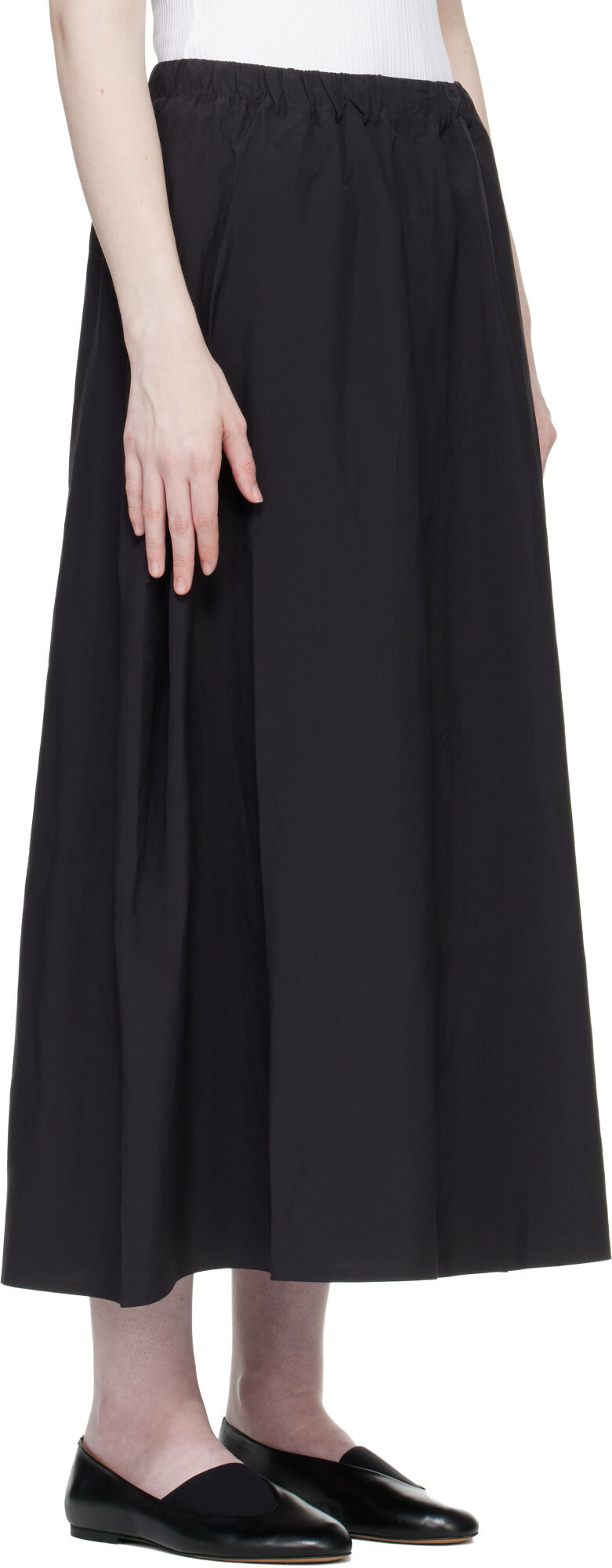 Veilance Black Carbene SL Midi Skirt